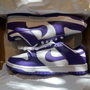 DS Purple Court Dunks